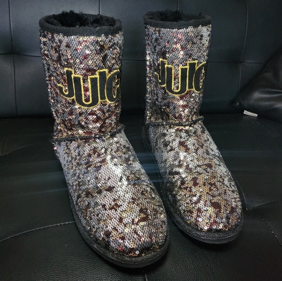 Juicy Couture sequin boots - Picture 1 of 8